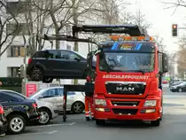 MAN TGS vom Abschleppdienst Schlüter im März 2020 in Berlin. Nette Helfer !