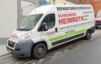 =Citroen Jumper der Schreinerei HEIMROTH steht Januar 2020 in Hünfeld