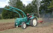 =MAN bei der Feldarbeit, gesehen beim Schlüter-Treffen am Kirchheimer See, 09-2019