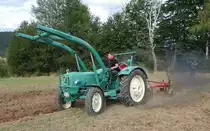 =MAN bei der Feldarbeit, gesehen beim Schlüter-Treffen am Kirchheimer See, 09-2019