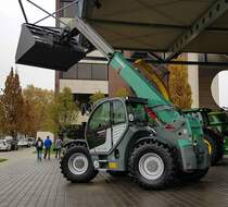 =Kramer KT 557, ausgestellt im John Deere-Forum Mannheim im November 2019