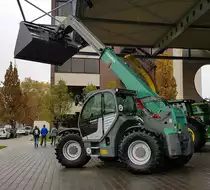=Kramer KT 557, ausgestellt im John Deere-Forum Mannheim im November 2019