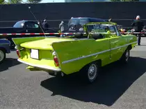Heckansicht eines Amphicar 770. Oldtimertreffen an Mo´s Bikertreff in Krefeld am 17.05.2020.