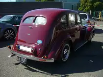 Heckansicht eines Humber Snipe 75 Saloon. Oldtimertreffen an Mo´s Bikertreff in Krefeld am 17.05.2020.