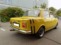 Heckansicht eines Simca Rallye 1. Oldtimertreffen an Mo´s Bikertreff in Krefeld am 17.05.2020.