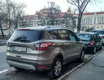 Rückansicht: Ford Kuga. Foto: Dezember, 2019.