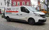 =Fiat Talento der Firma TÖPFER steht in Hünfeld, 03-2020