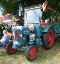=Hanomag R 19 steht bei der Oldtimerausstellung in Uttrichshausen, 07-2019 