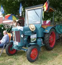 =Hanomag R 19 steht bei der Oldtimerausstellung in Uttrichshausen, 07-2019 