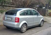 Rückansicht: Audi A2 (Januar, 2020)