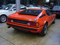 Heckansicht eines BMW M1 (E26). Classic Remise Düsseldorf am 24.05.2020, natürlich unter Einhaltung sämtlicher momentanen Regeln und Hygienvorschriften.