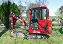 Terex TC-16 Kleinbagger in Euskirchen - 11.04.2020