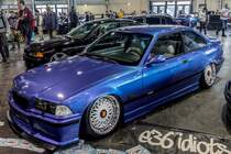 BMW 3er E36 Coupé schön getunt. Foto AMTS, 03.2019, Budapest.