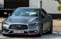 Infiniti Q60 Coupé. Foto AMTS, 03.2019, Budapest.