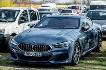 BMW 8 Coupé. Foto: Besucherparkplatz der AMTS, 03.2019, Budapest.