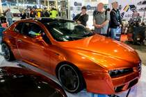Alfa-Romeo Brera in Orange. Foto: AMTS, 03.2019, Budapest.
