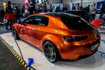 Rückansicht: Alfa Brera (tuning Version). Foto: AMTS, 03.2019, Budapest.