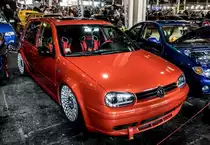 VW Golf IV tuning. Foto: AMTS, 03.2019, Budapest.