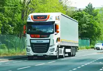 DAF XF Sattelzug aus Polen bei Euskirchen - 27.04.2020