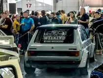 VW Golf I tuning. Foto: AMTS, 03.2019, Budapest.