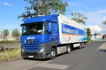 HELCO Mercedes Benz Actros am 06.06.20 in Hanau Hafen 