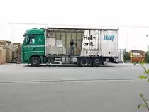 Mercedes Actros 2545 der Spedition Otto am 10.06.2020 in Chemnitz Planitzwiese mit Nokia 3.2 fotografiert.