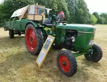 =Deutz D 30 S, Bj. 1964, 28 PS, gesehen bei der Oldtimerausstellung in Uttrichshausen, 07-2019