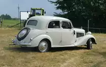 =MB 170 D, Bj. 1951, 40 PS, unterwegs auf dem Ausstellungsgelände bei der Oldtimerausstellung in Uttrichshausen, 07-2019