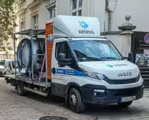 Iveco Daily Abwassersauger und Transporter. Foto: November, 2019.