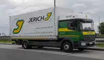 =MB Atego der Spedition JERICH rastet im Mai 2020 an der A 3