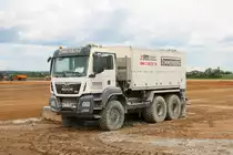 MAN TGS am 19.06.20 in Erlensee auf einer Baustelle. Ich durfte durch nachfragen Fotos machen die Stelle war nicht eingezäunt  