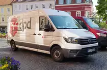 =VW Crafter von DPD auf Zustelltour in Hünfeld im Mai 2020