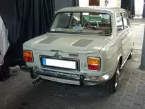 Heckansicht eines Simca 1000GLE aus dem Modelljahr 1972. Alte Dreherei in Mülheim an der Ruhr am 21.06.2020.