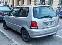 Rückansicht: Honda Logo. Foto: Dezember, 2019.