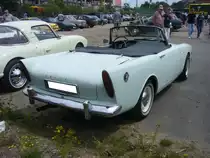 Heckansicht eines Sunbeam Alpine MK2. Alte Dreherei in Mülheim an der Ruhr am 21.06.2020.