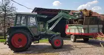 =Fendt 360 GT im Frontladerbetrieb, 04-2020