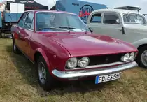 =Fiat 124 Sport 1600, gesehen bei der Oldtimerausstellung in Uttrichshausen, 07-2019