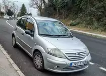 Citroen C3 der ersten Generation, fotografiert in Januar, 2020.