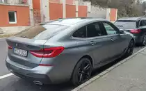 Rückansicht: BMW 6 Gran Tourismo, fotografiert in Januar, 2020.