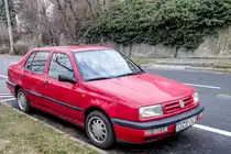 VW Vento, fotografiert in Januar, 2020.