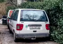 Rückansicht: Fiat Ulysse gesehen in Januar, 2020.
