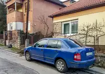 Skoda Fabia Mk1 Sedan, fotografiert in Januar, 2020.