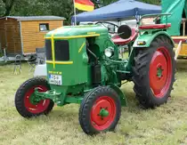 =Deutz F1L 514/51, Bj. 1955, steht bei der Oldtimerausstellung in Uttrichshausen. 07-2019