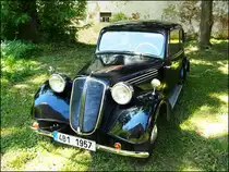 Tatra 57B Baujahre 1938. 25 HP, 90km/st. Schloss Police am 27. 6. 2020