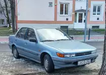Mitsubishi Lancer der dritten Generation, gesehen in Januar, 2020.