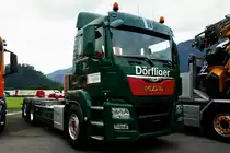 Ein MAN von Dörflinger am 26.6.16 beim Trucker Festival Interlaken.