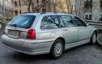 Rover 75 Rückansicht, gesehen in Januar, 2020.