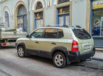 hyundai Tucson Mk1, gesehen in Januar, 2020.