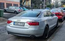 Audi A5, gesehen in Januar, 2020.