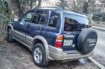 Rückansicht: Suzuki Grand Vitara V6, gesehen in Januar, 2020.